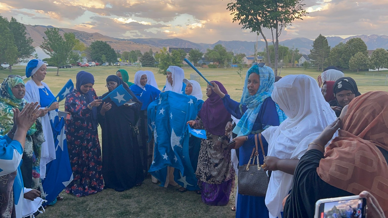 Members of Utah’s Somali community gathering together.